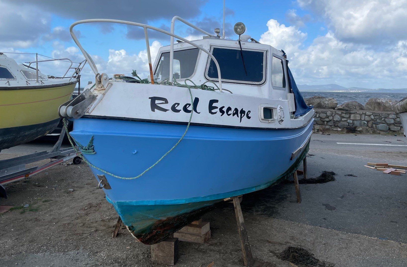 Romany 21 Fishing Boat in North Wales