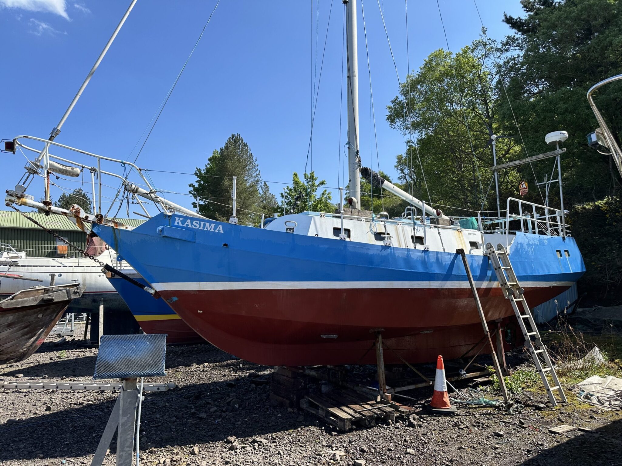 Spray 36 Steel Yacht For Sale in Oban (Scotland)